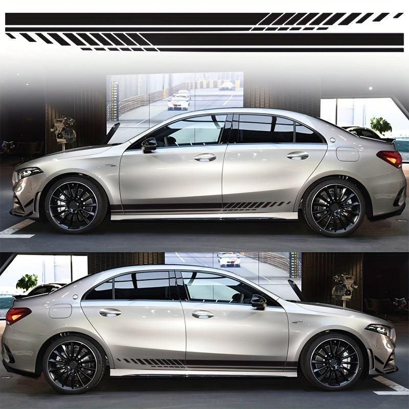 Car Racing Body Side Stripes Vinyl Decals For All Cars SUV