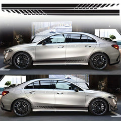 Car Racing Body Side Stripes Vinyl Decals For All Cars SUV