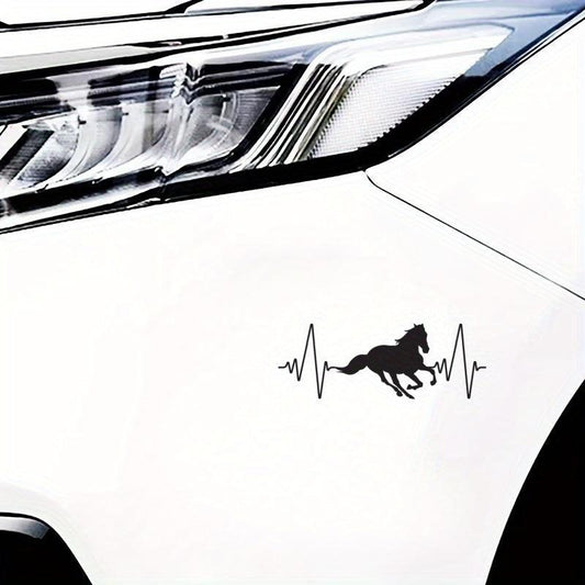 Horse Belt Heartbeat Sports Vinyl Decal Sticker for Car Truck Window