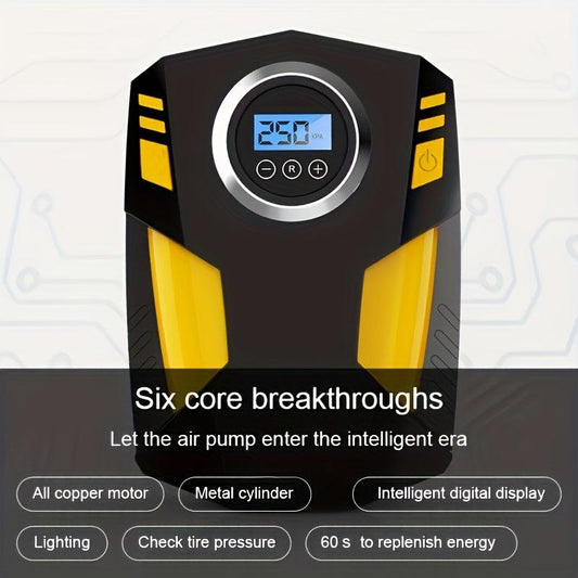 Portable Car Tire Pump Inflator for Emergency Use
