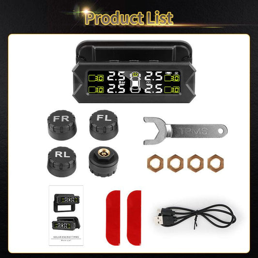 Jansite Car TPMS Solar Power Tire Pressure Monitoring System