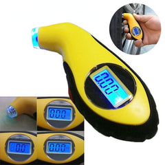 Digital Tyre Pressure Meter LCD Display Portable Gauge Car Motorcycle