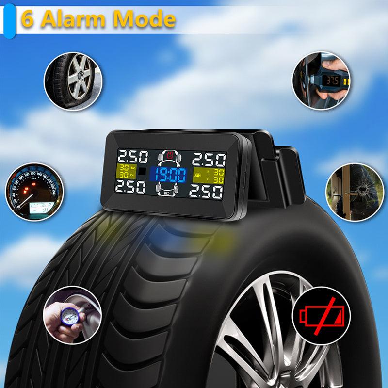 Jansite Car TPMS Wireless Tire Pressure Monitoring System Solar Power