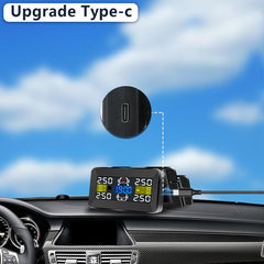 Jansite Car TPMS Wireless Tire Pressure Monitoring System Solar Power
