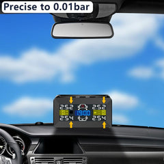 Jansite Car TPMS Wireless Tire Pressure Monitoring System Solar Power