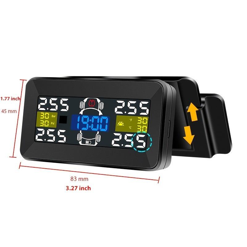 Jansite Car TPMS Wireless Tire Pressure Monitoring System Solar Power