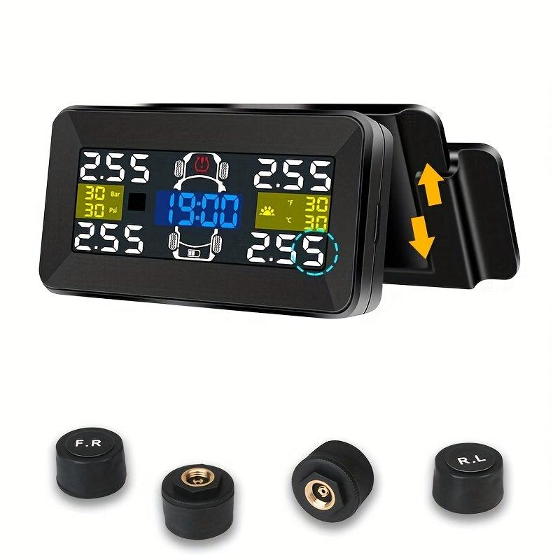 Jansite Car TPMS Wireless Tire Pressure Monitoring System Solar Power