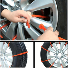 10pcs Car Anti skid Chain Winter Emergency Snow Tire Chain