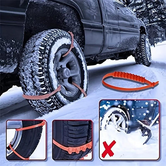 Universal Emergency Snow Tire Chains for Security Winter Driving Car Truck SUV