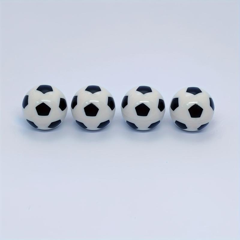 4pcs Football Series Tire Valve Caps for Dustproof Protection