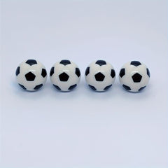 4pcs Football Series Tire Valve Caps for Dustproof Protection