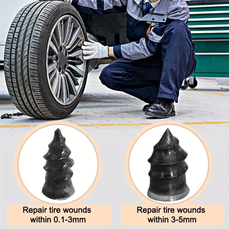 Universal Vacuum Tyre Repair Kit - For Cars Motorcycles Scooters