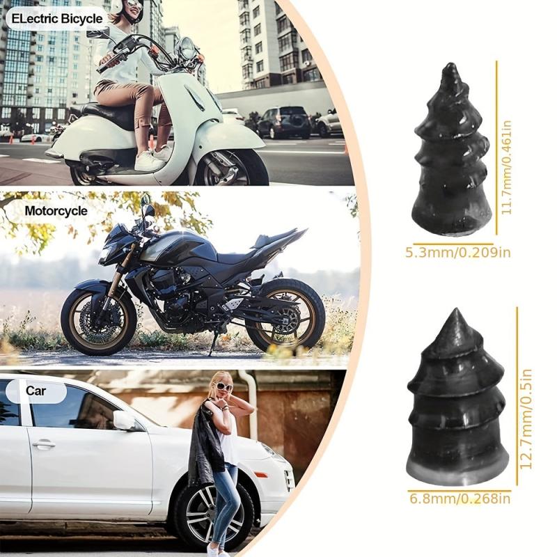 Universal Vacuum Tyre Repair Kit - For Cars Motorcycles Scooters