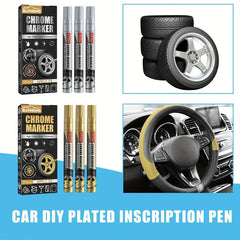 3 Pcs Tire Paint Marker Pens for Graffiti Personality on Car Tires