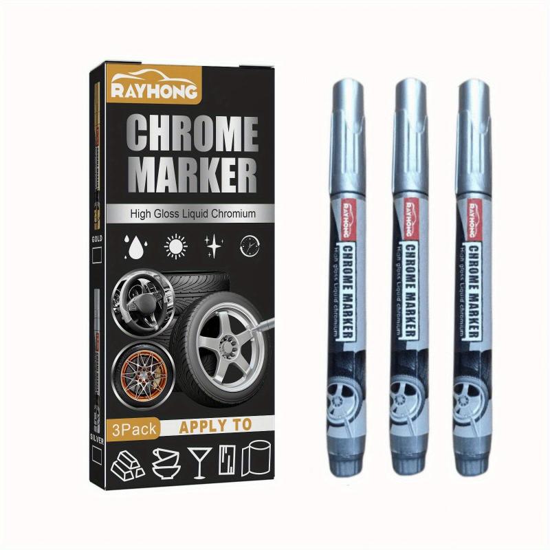 3 Pcs Tire Paint Marker Pens for Graffiti Personality on Car Tires