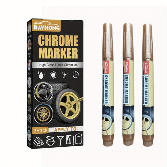 3 Pcs Tire Paint Marker Pens for Graffiti Personality on Car Tires