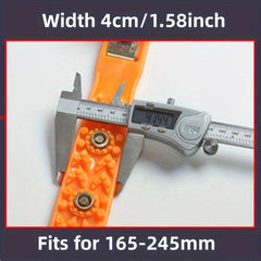 2pcs Snow Tire Chains Car Cable Tire Reusable Antiskid Mud Chains