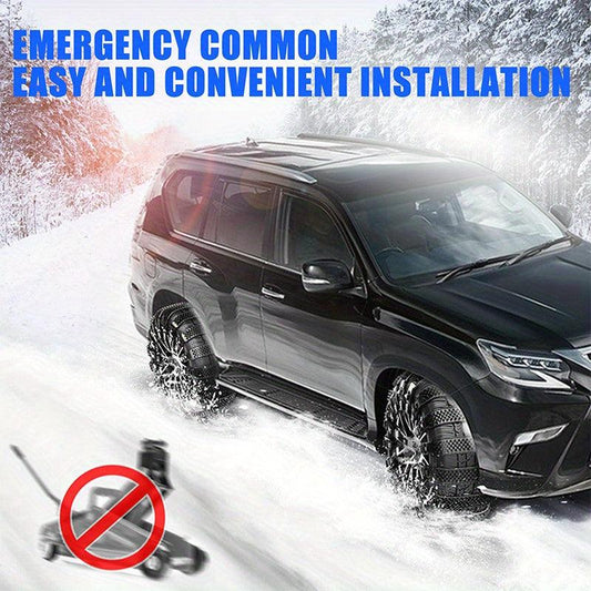 8pcs Auto Winter Tire Chains for Car Truck SUV Skid Resistant Snow Chains