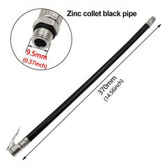 Bicycle Tire Filler Piston Pipe Car Rubber Nozzle Pressure Extension