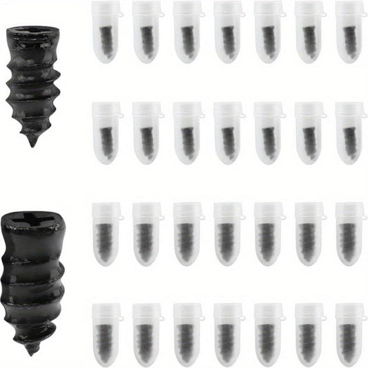 40pcs Tire Repair Rubber Nail - Self Service Tire Repair Screws for Car Moto