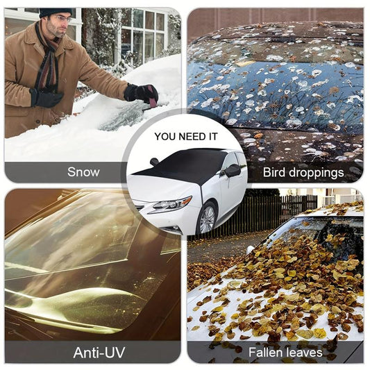 Car Windshield Snow Blocking Cover Anti-Freeze Sunshade