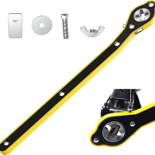 Labor Saving Wrench Auto Jack Ratchet Wrench 360 Swivel Car Jack And Lug Wrench