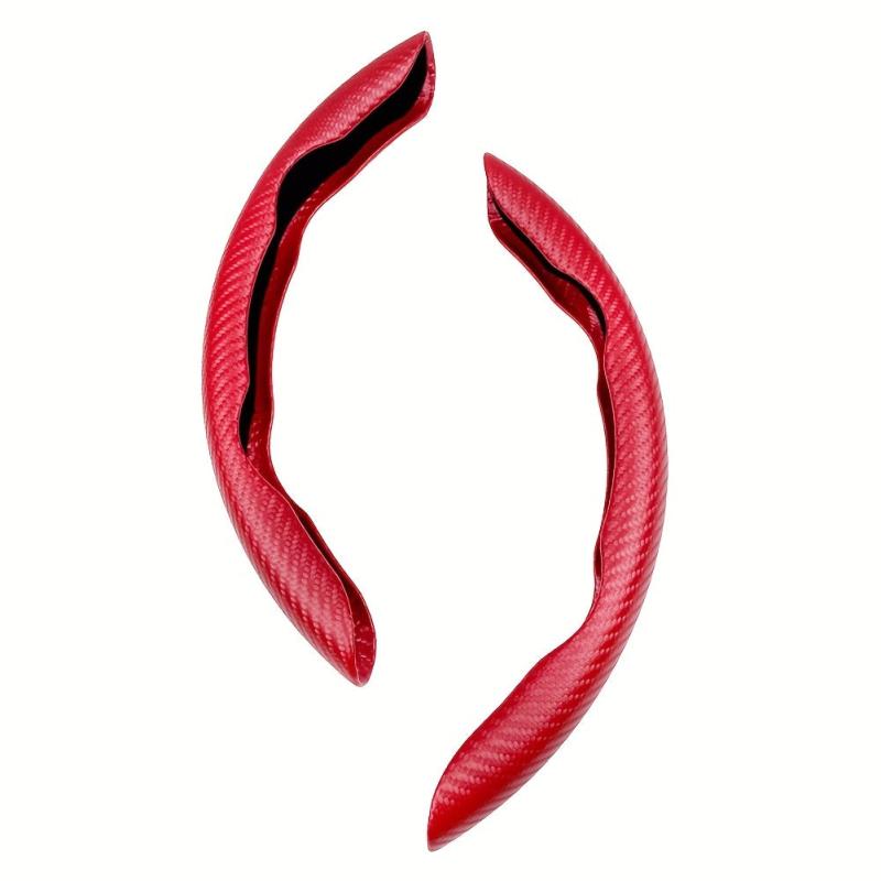 15inch Carbon Fiber Steering Wheel Cover Anti-Skid - Car Accessories