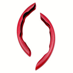 15inch Carbon Fiber Steering Wheel Cover Anti-Skid - Car Accessories