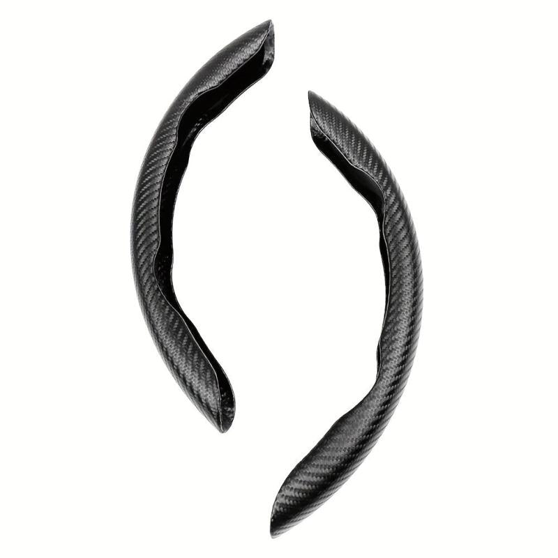 15inch Carbon Fiber Steering Wheel Cover Anti-Skid - Car Accessories