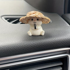 Little Hamster Eating Seed Car Decoration Center Console Doll