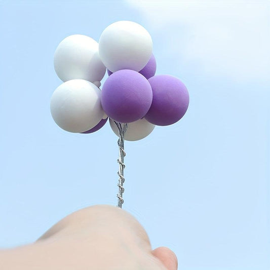 Colorful Balloons Car Dashboard Decorations Mini Cartoon Car Ornaments