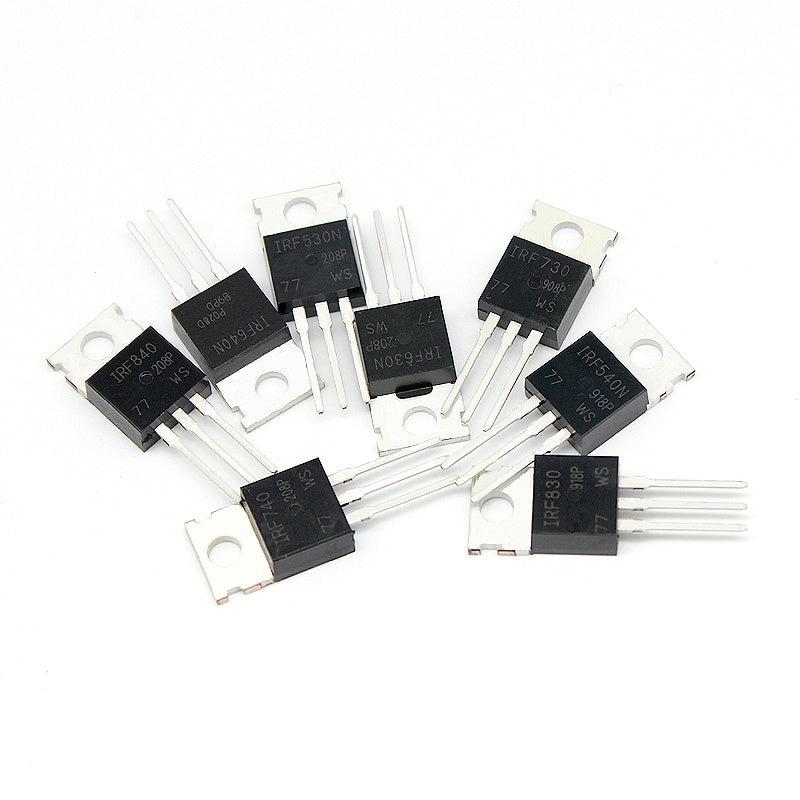 5pcs High Perf. Power MOSFET Transistors IRFZ44N IRF3205 IRF530N IRF540 IRF640
