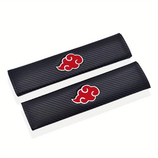 Carbon Fiber Seat Belt Shoulder Protector Red Cloud