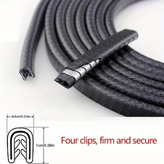 Car Door Edge Protector Anti-collision Strip Sound Proof Rubber Strip