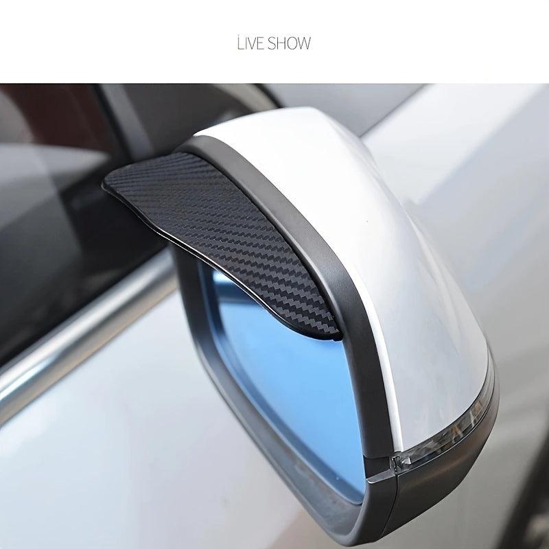 2pcs Car Rainproof Film Anti Fog Clear Auto Sticker
