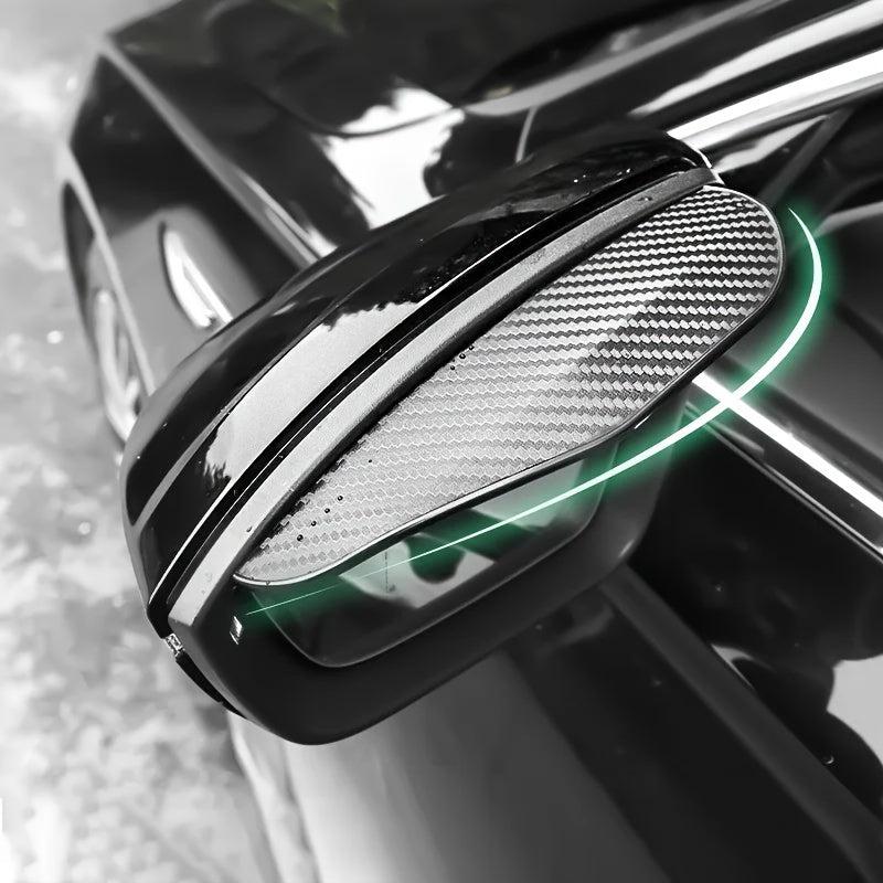 2pcs Car Rainproof Film Anti Fog Clear Auto Sticker