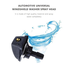Universal Car Windshield Washer Sprinkler Head Wiper Fan Shaped Water Outlet