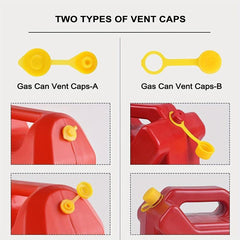 Gas Can Spout Nozzle for 3-37.85L Cans Durable Cap and Gasket
