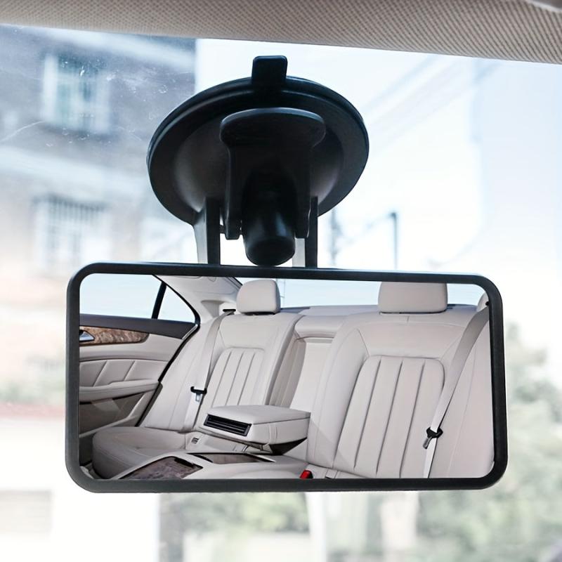 360 Rotation Car Rearview Mirror Suction Cup Type