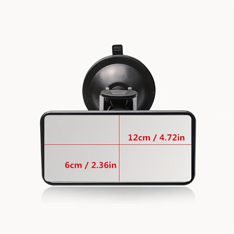 360 Rotation Car Rearview Mirror Suction Cup Type