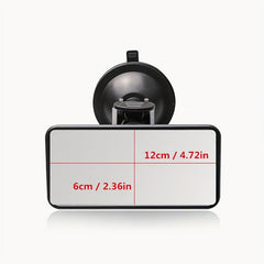 360 Rotation Car Rearview Mirror Suction Cup Type