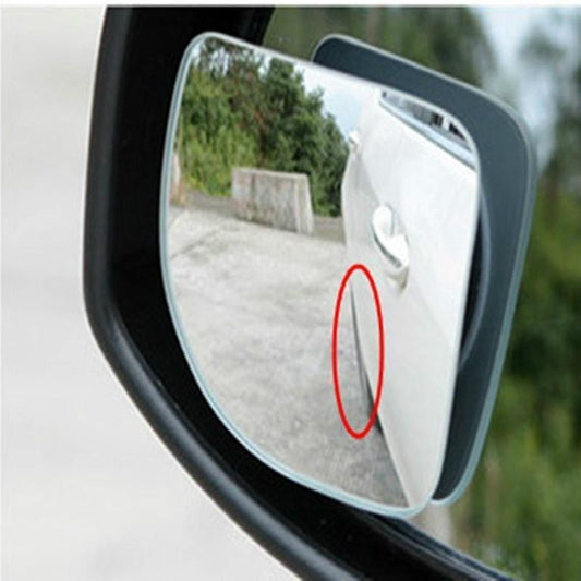 2pcs Adjustable HD Glass Blind Spot Mirrors for Parking Rear View Car Motorcycle