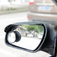 2pcs Carbon Fiber Look Mirror Rain Visor Sun Shade Guard Cover