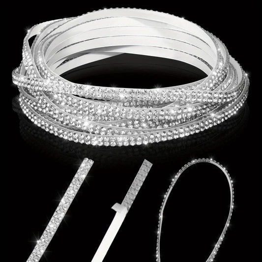 5M Crystal Back Strip DIY Self-adhesive Artificial Diamond Decorative Strip