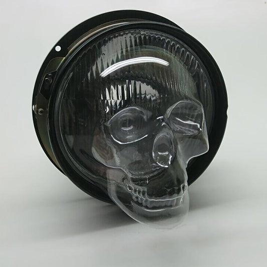 Skull Car Lampshade High Beam Decoration Halloween Car Accessories