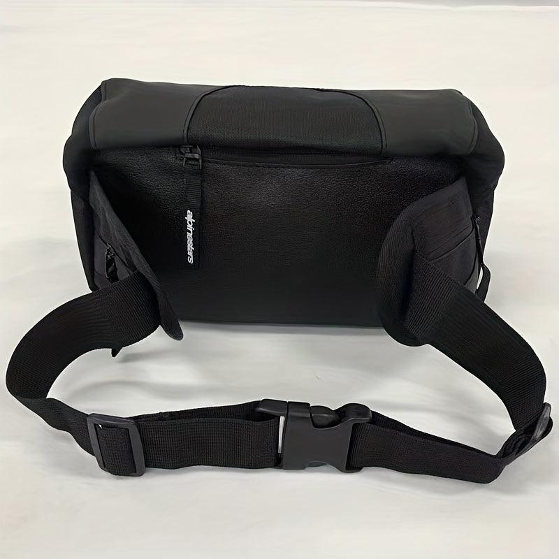 Motorcycle Waist Pack Hiking Racing Off road Multifunctional PU Waterproof Bag