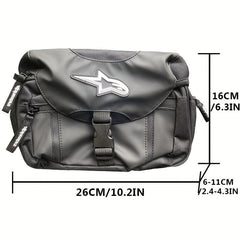 Motorcycle Waist Pack Hiking Racing Off road Multifunctional PU Waterproof Bag