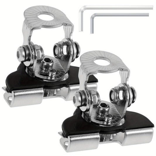 2pcs LED Light Bar Mounting Bracket Clamp Stainless Steel