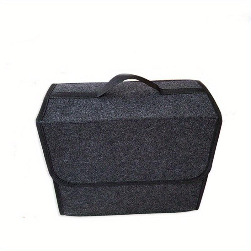 Woolen Felt Car Trunk Organizer Bag for Stowing Tidying Large Container