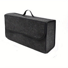 Woolen Felt Car Trunk Organizer Bag for Stowing Tidying Large Container